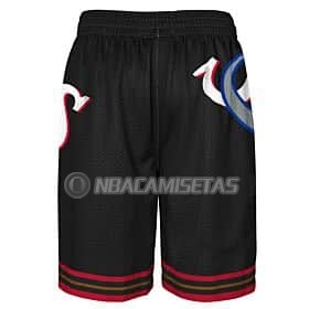 Pantalone Philadelphia 76ers Mitchell & Ness Big Face Negro